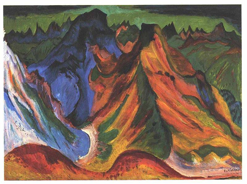 Ernst Ludwig Kirchner The mountain